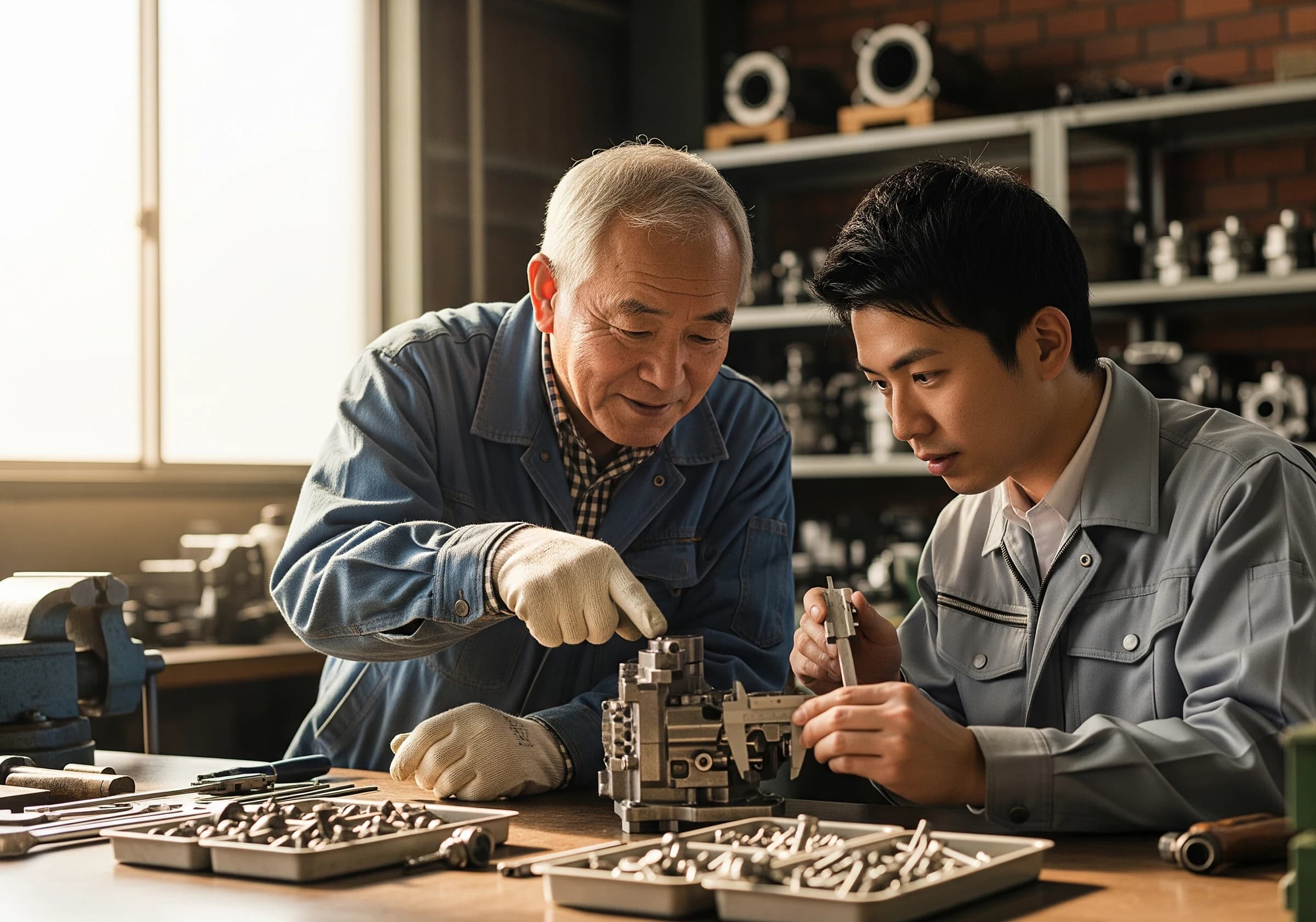 創業35年以上、受け継がれた技術